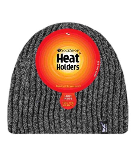 Bonnet Homme Thermique Tricot avec Doublé Polaire