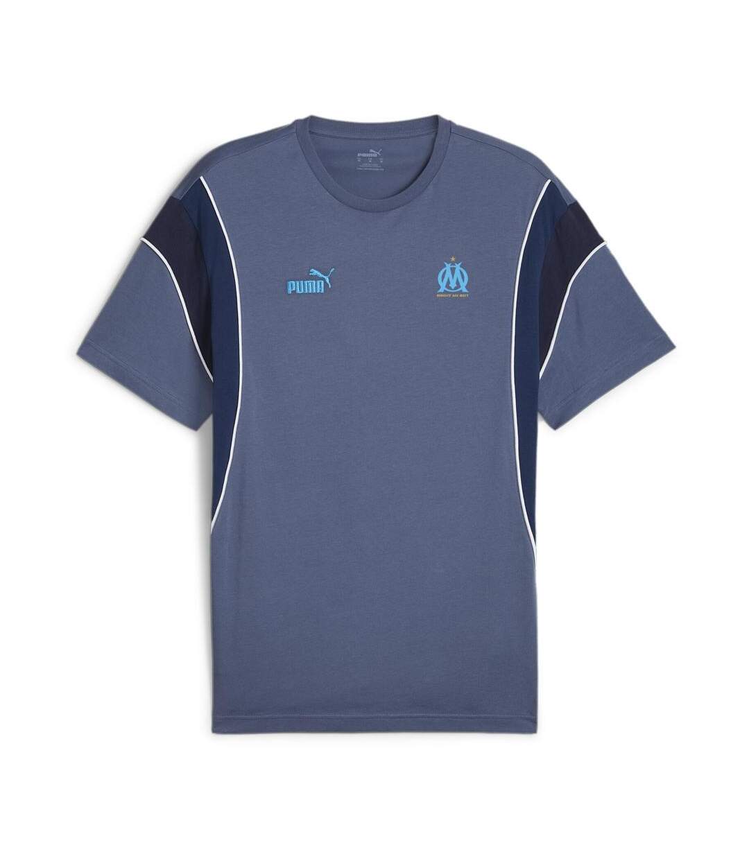 OM t-shirt bleu homme puma ftblarchive-1
