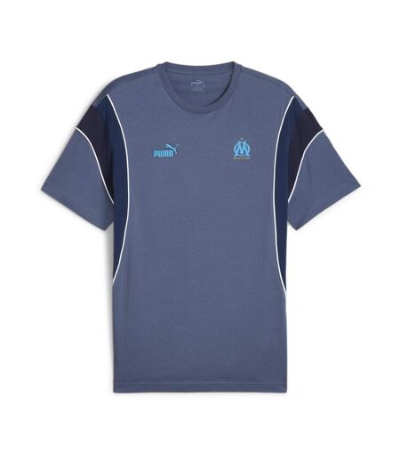 OM t-shirt bleu homme puma ftblarchive