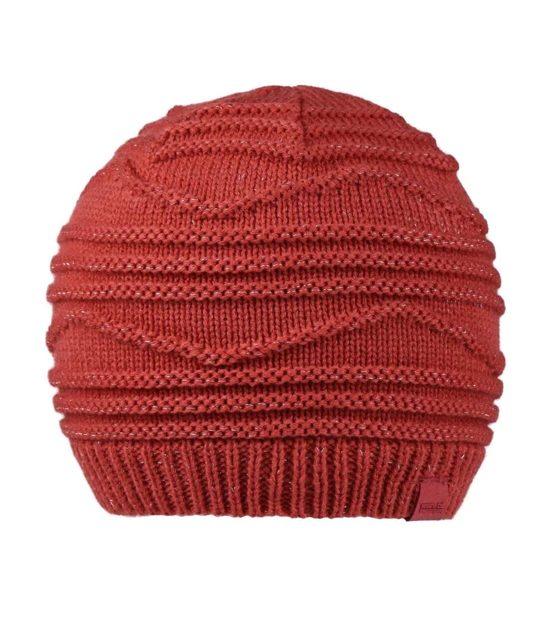 Womens/ladies Multimix Ii Knitted Beanie Red Regatta-1