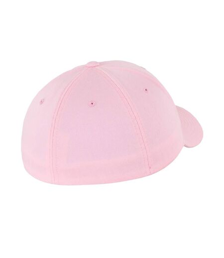 Flexfit Wooly Combed Cap (Pink/Silver)