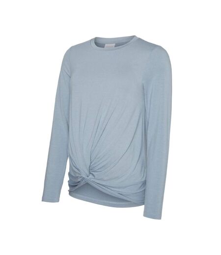 T-Shirt bleu femme mamalicious macy