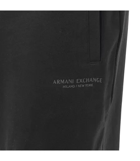 Mens Slim Joggers Black Armani Exchange