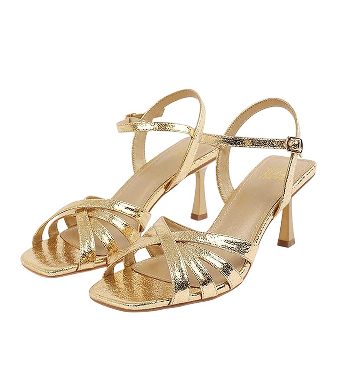 Sandales Lizzo Femme Jaune Or Where's That From-2