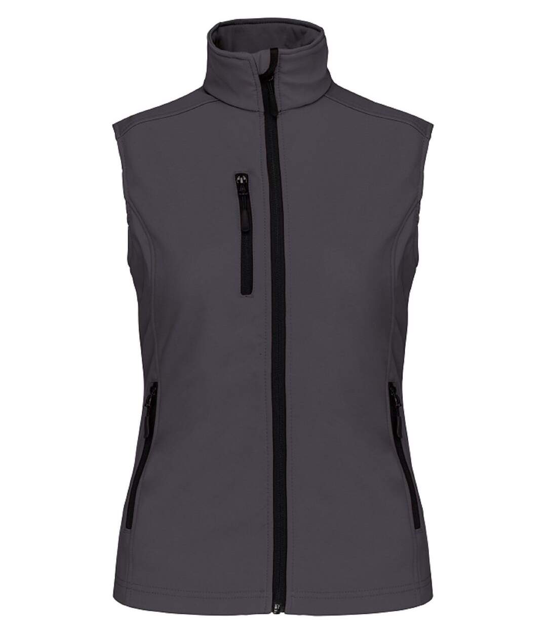 Bodywarmer softshell - gilet sans manches - K404 - gris titanium - Femme