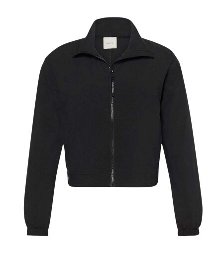 Womens/ladies Performance Windbreaker Black Calvin Klein