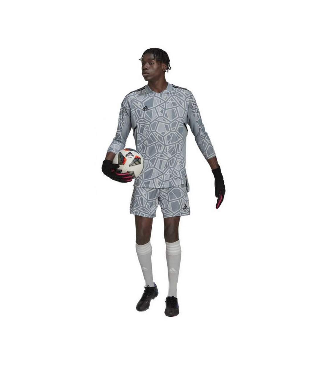 Maillot De Gardien De But Manches Longues Condivo Homme Gris Argenté Adidas-4