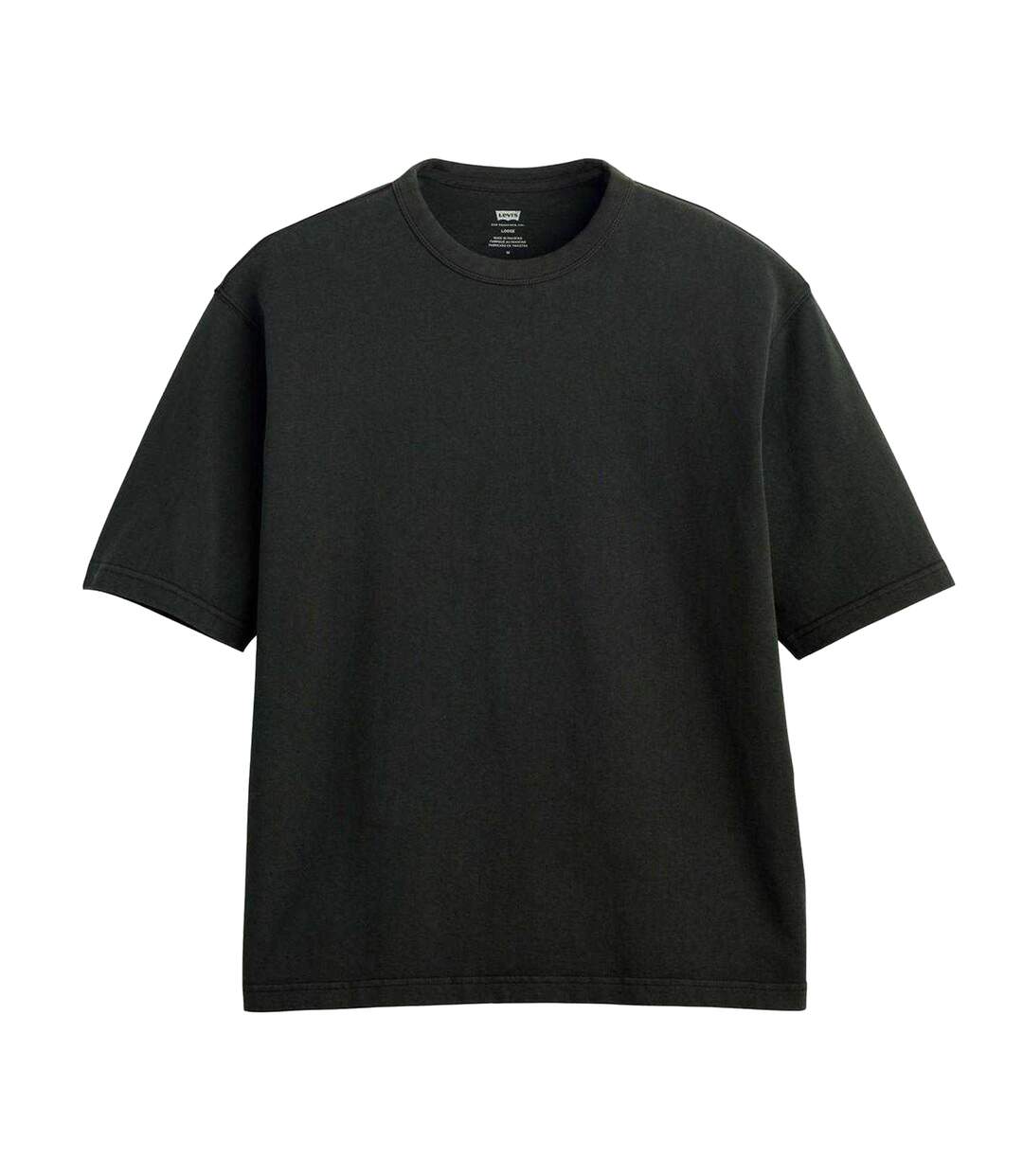 Mens Heavyweight Boxy T-shirt Black Levis-2