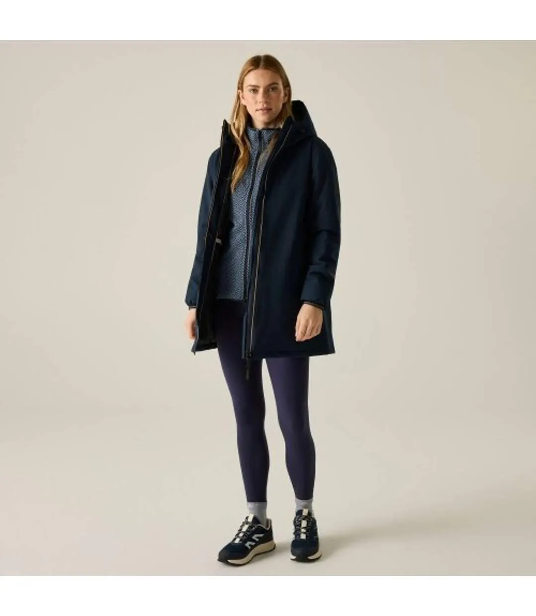 Veste Isolante Femme Bleu Marine Noir Regatta-1