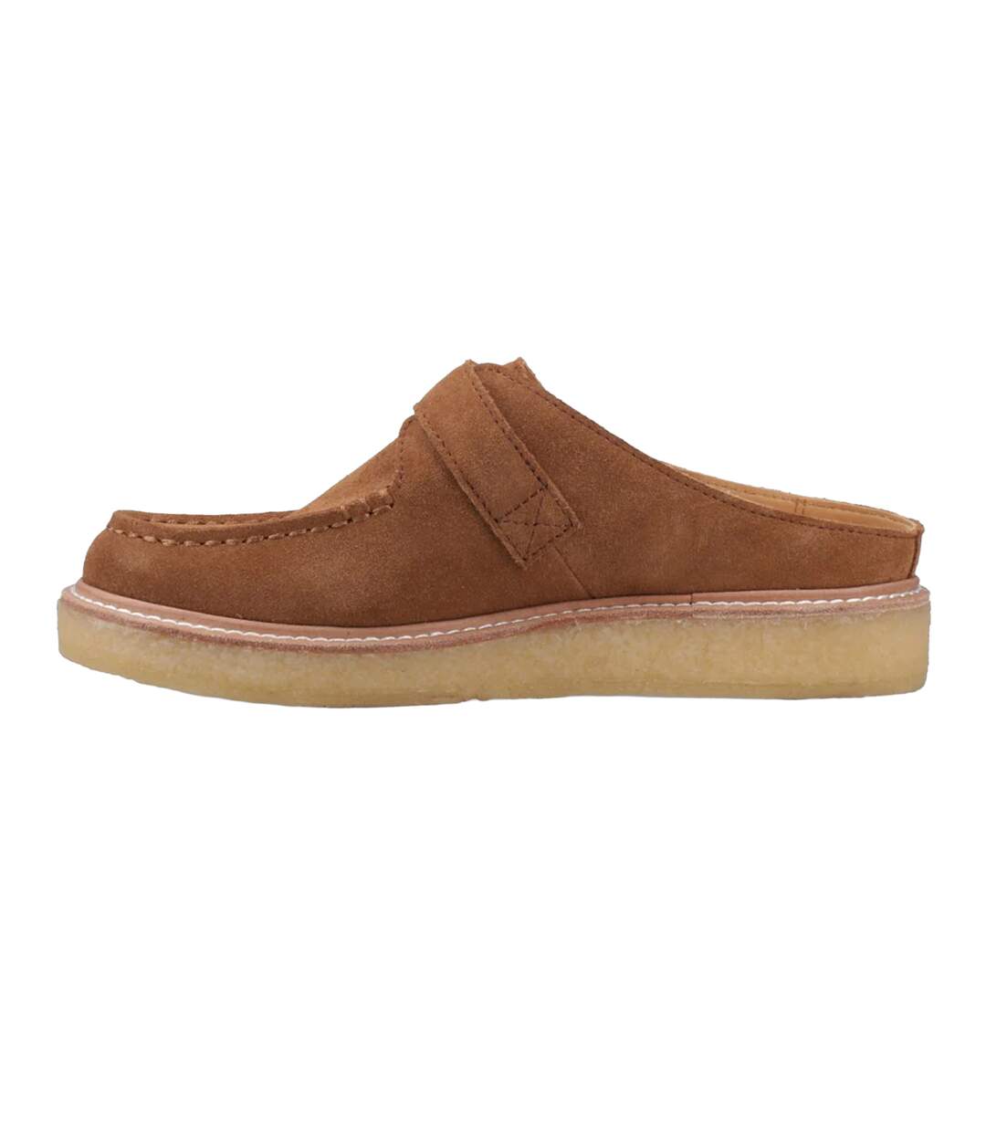 Womens/ladies Captain´s Nubuck Mules Tan Sperry-3