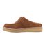 Womens/ladies Captain´s Nubuck Mules Tan Sperry-3