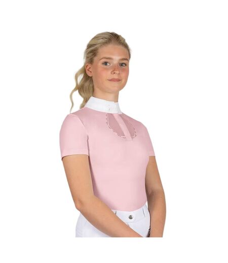 Womens/ladies Lanark Show Shirt Blush Pink Coldstream