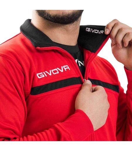 Ensemble De Survêtement Tuta One Homme Rouge Noir Givova