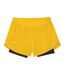 Short Style 2-en-1 Wss24tfshf497 Femme Jaune 4F-2