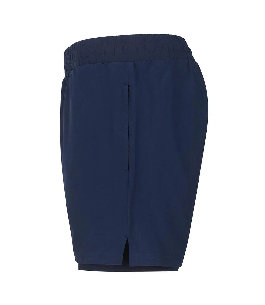 Mens Double Layered Shorts Navy Navy Tombo-3