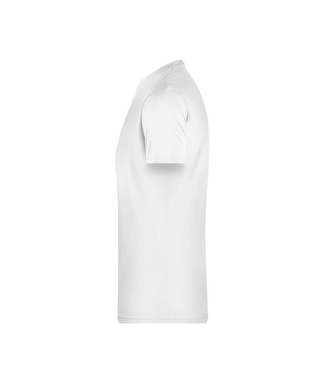 T-shirt Basic Homme Blanc James And Nicholson-4