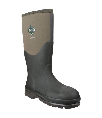 Unisex chore classic hi steel safety wellington boots moss Muck Boots