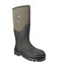 Muck Boots Unisex Chore Classic Hi Steel Safety Wellington Boots (Moss) - UTFS4294