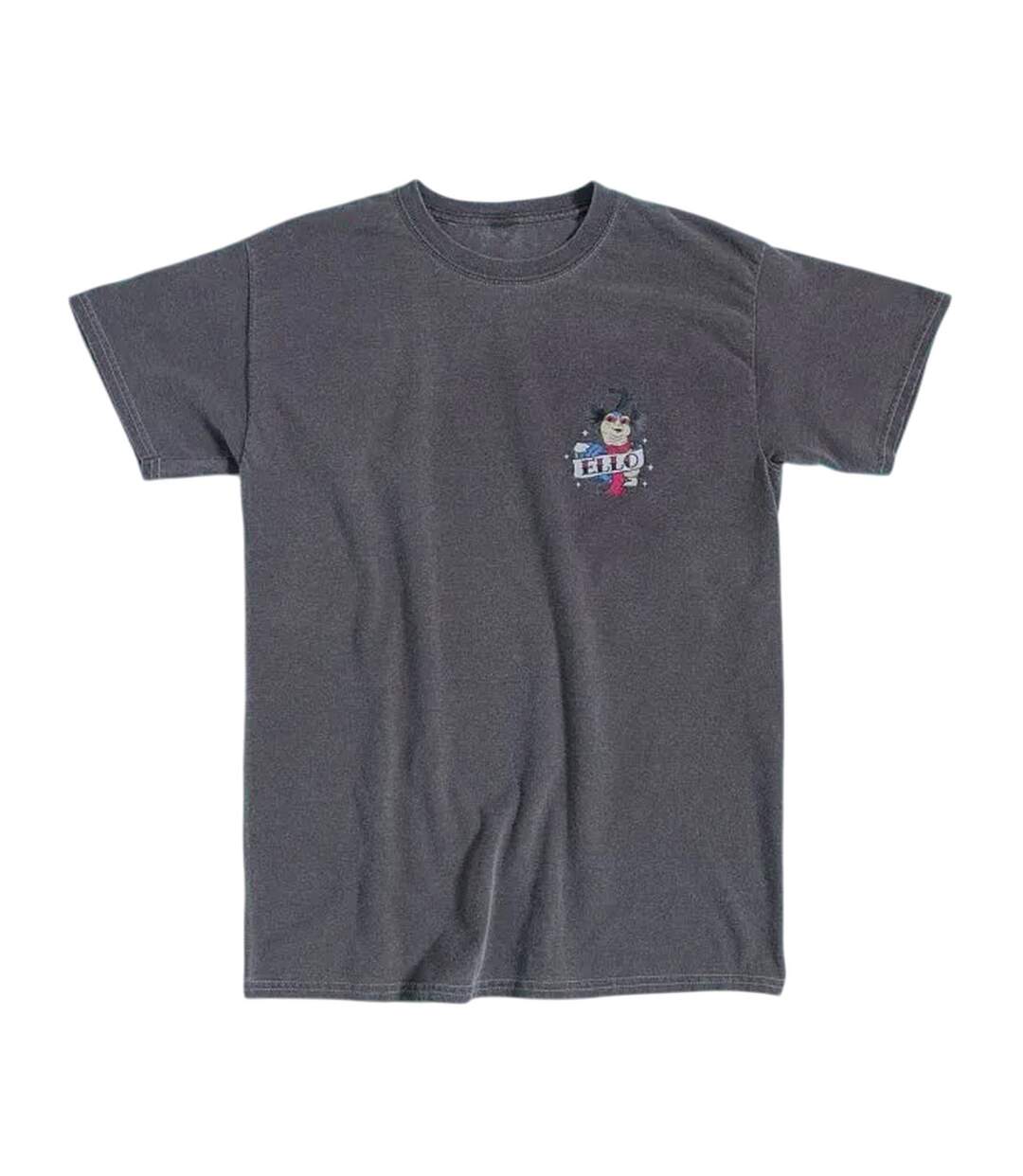 T-shirt Motif/style Tatouage Should You Need Us Adulte Noir Labyrinth-2