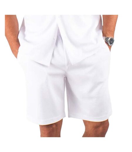 Short blanc homme paname brothers poly - l