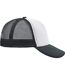 Casquette trucker avec filet style rétro - MB070 - blanc et graphite-1