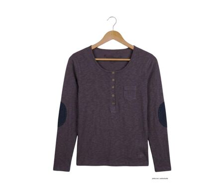 Tee-shirt MAYFLOWER CLOE3G manches longues : le confort urbain en gris ardoise