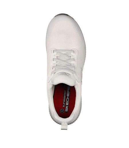Mens Squad Sr Non Slip Trainers White Skechers