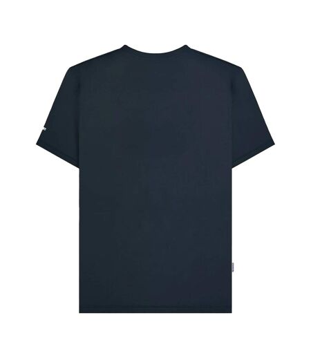 Mens Racing Stripe Big & Tall T-shirt Navy White Blue Lambretta
