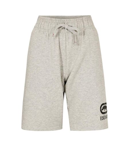Short De Jogging Motif/style Logo Femme Gris Ecko