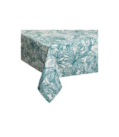Nappe Antitache à Motifs Jungle 140x240cm Bleu