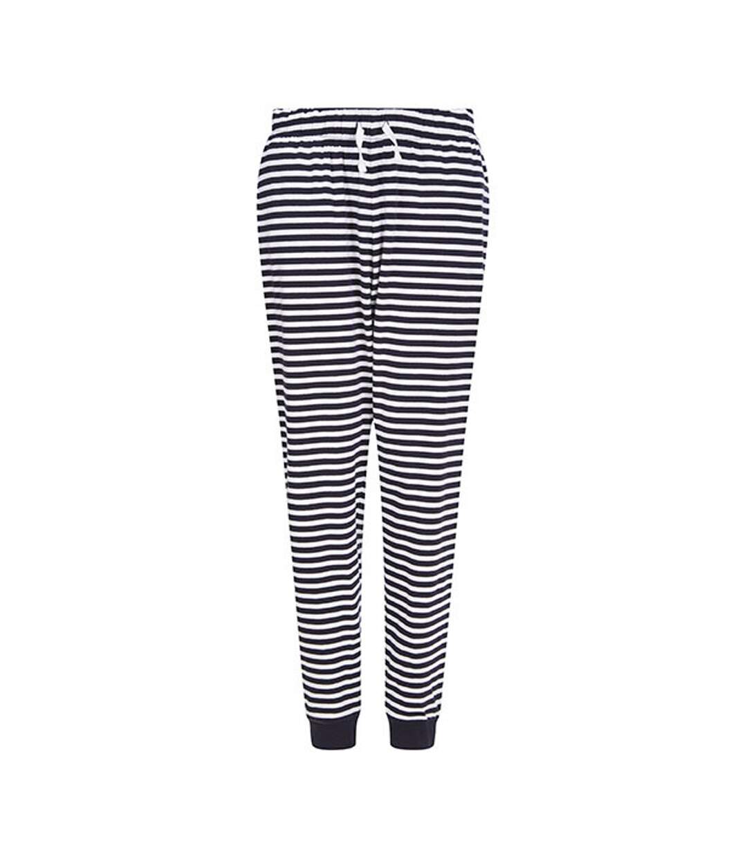 Pantalon De Jogging Adulte Bleu Marine Blanc SF Men-2