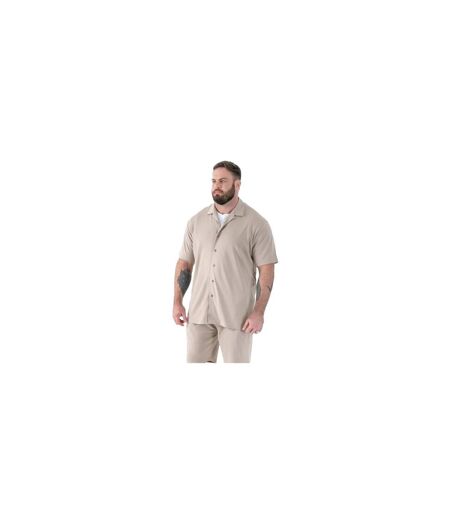 Chemise Manches Courtes Taille Grand Connor Homme Gris Duke