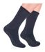 Mens Cotton Slipper Socks with Grippers-5