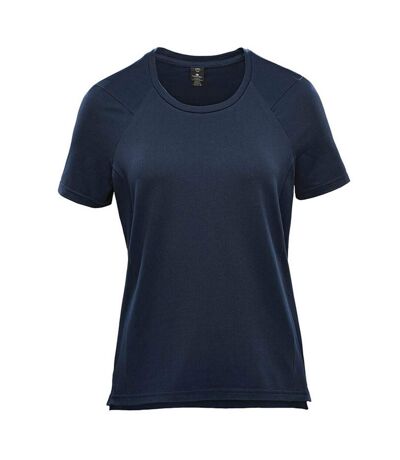 Stormtech Womens/Ladies Tundra Short-Sleeved T-Shirt (Navy)