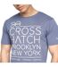 Pack of 2  Mens bestforth t-shirt  black/blue Crosshatch