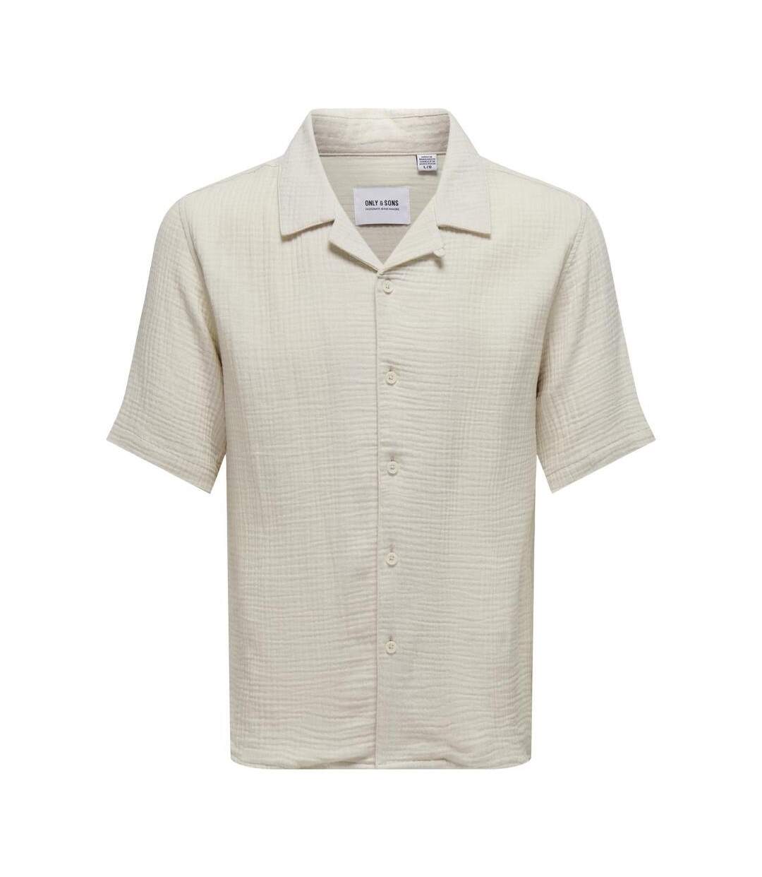 Chemise beige homme only & sons kyle-1