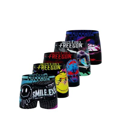 Lot de 5 boxers homme Tech Glitchy Freegun