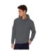 B&c Mens Sweatshirt À Capuche / Hoodie Gris Acier B And C-1