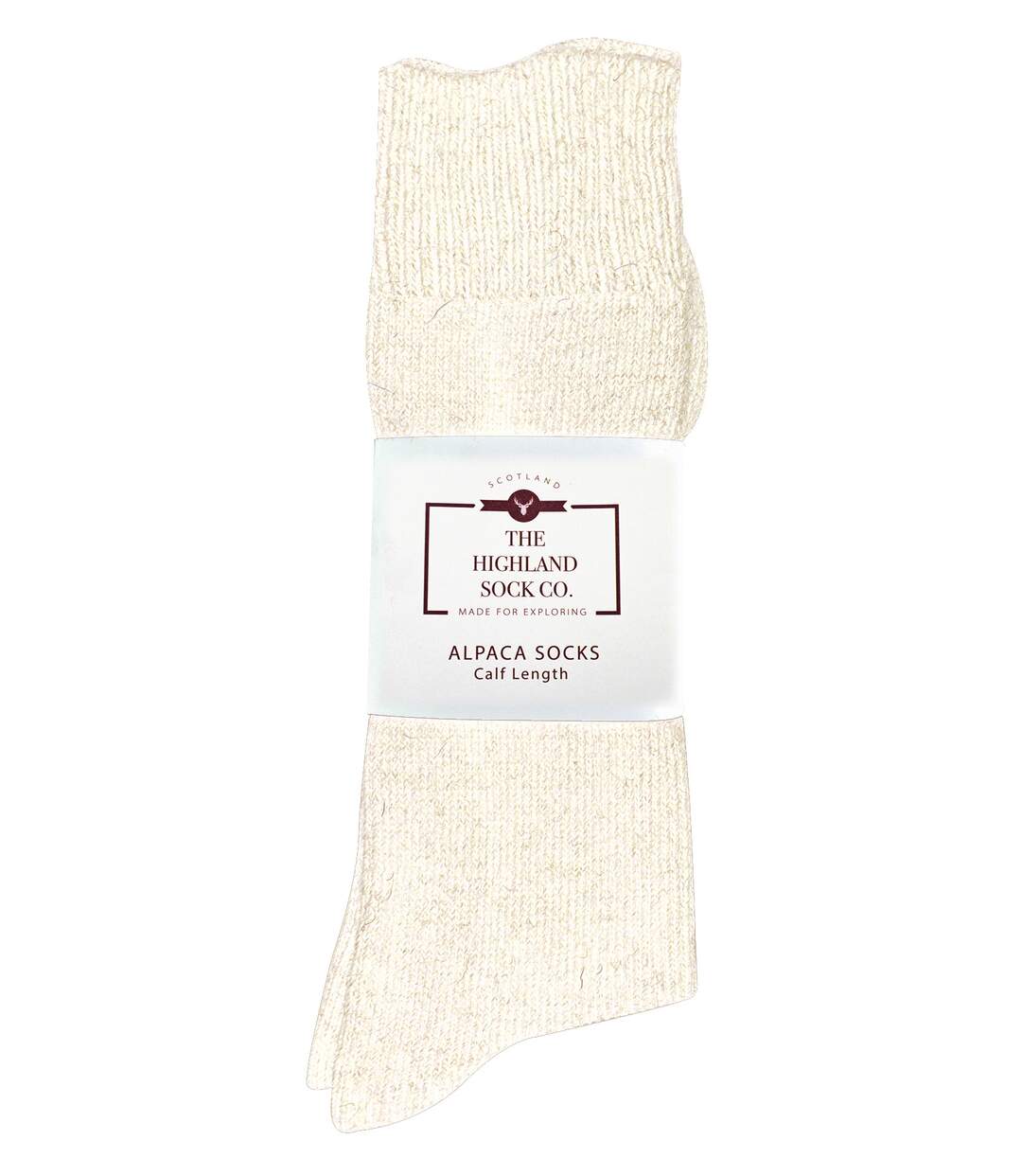 The Highland Sock Co - Alpaga Chaussettes Homme Femme | Chaussettes Hiver Chaude