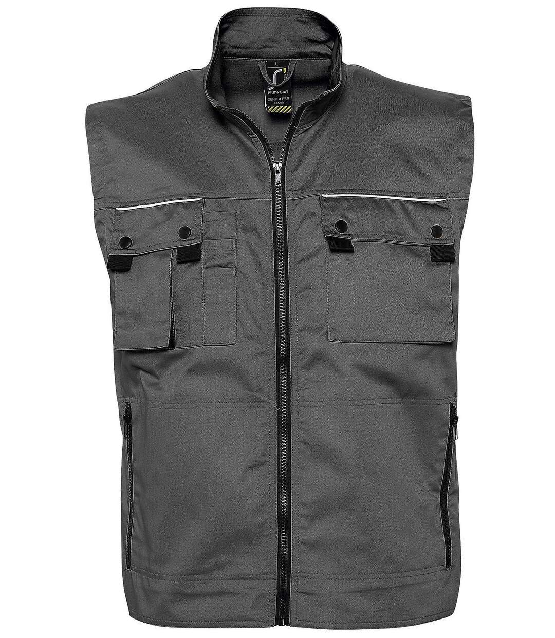 Veste sans manches - bodywarmer workwear - PRO 80500 - gris-2