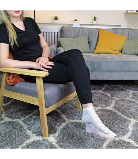 6 Pack Ladies Ankle Low Cut 100% Soft Cotton Socks