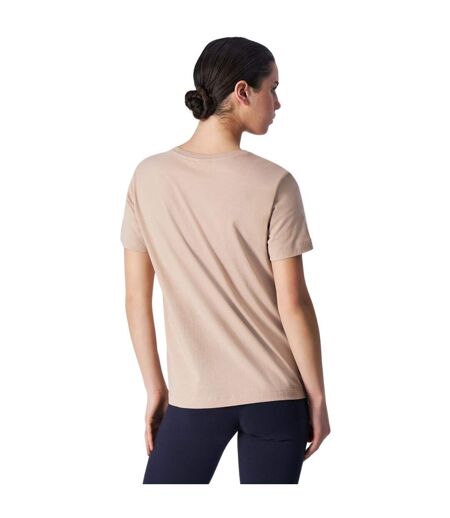T-shirt Femme Beige Rose Champion