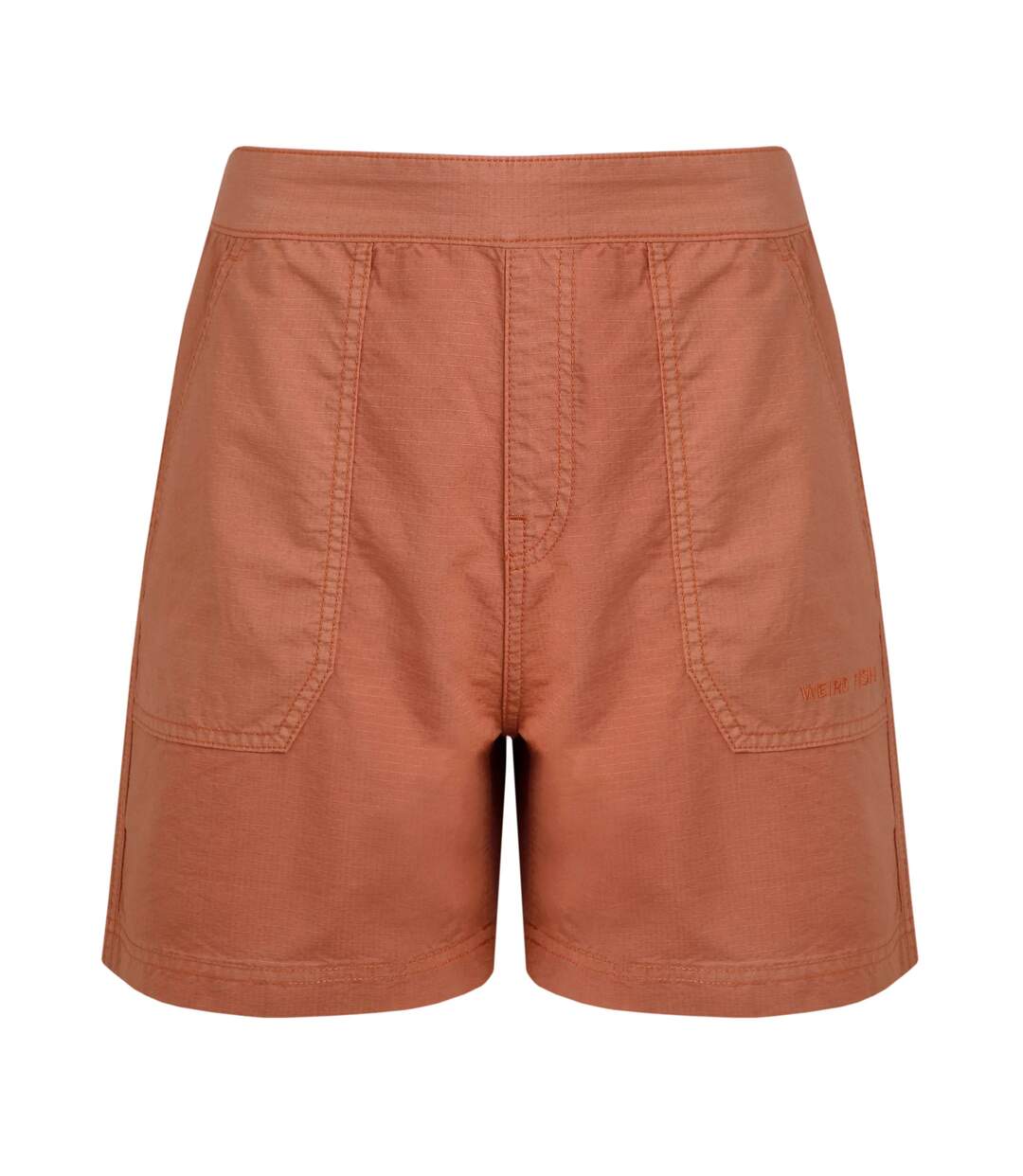 Womens/ladies Deeley Ripstop Shorts Auburn Weird Fish-2