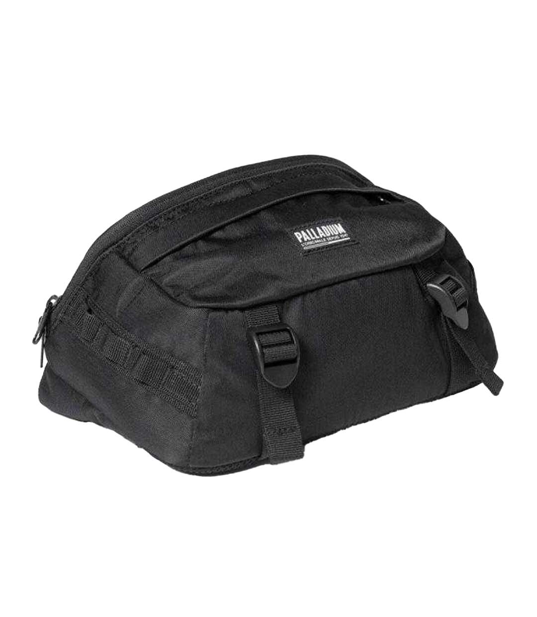 Nylon Waist Bag One Size Black Palladium-2