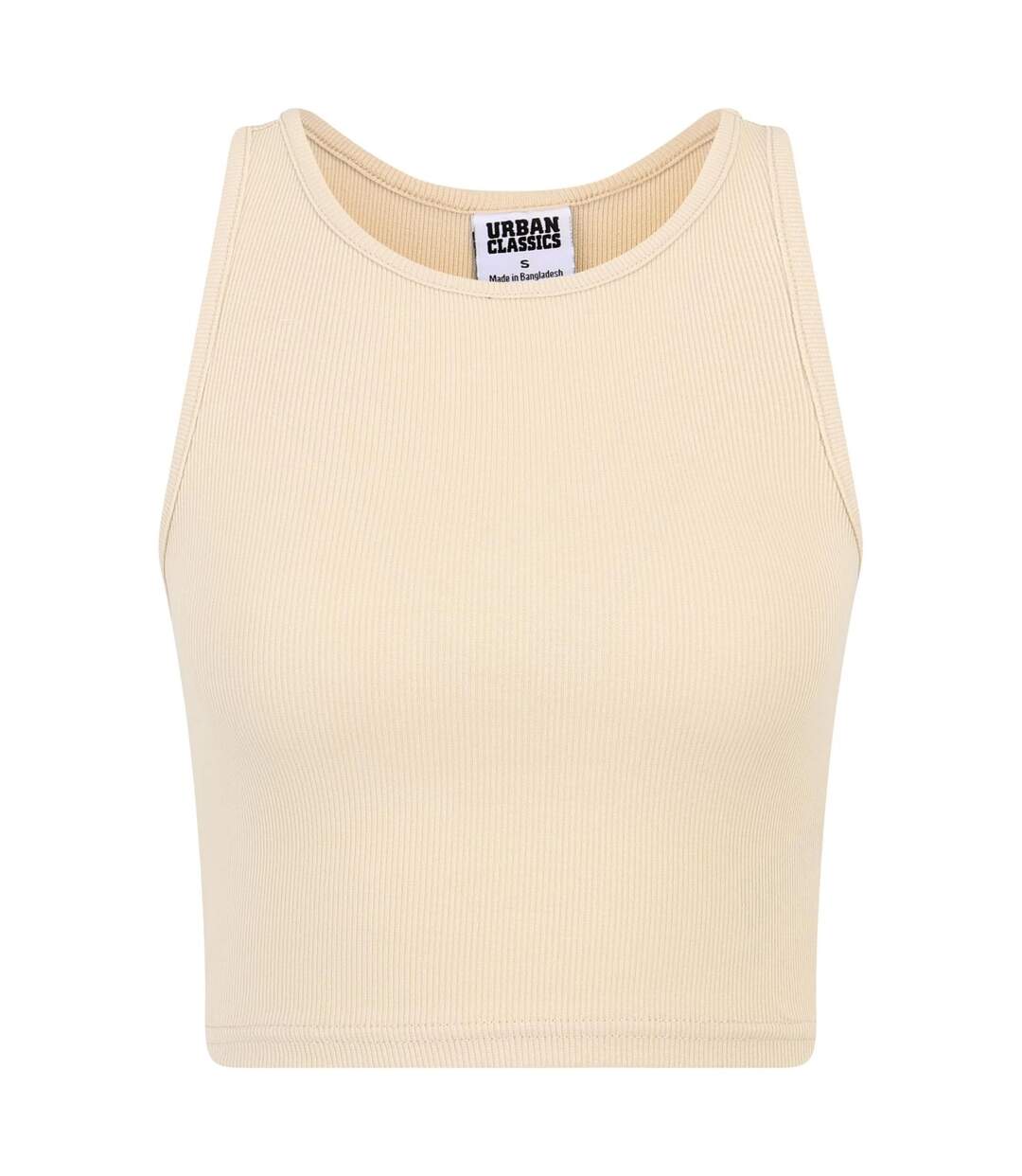 Pack Of 2  Womens/ladies Ribbed Crop Top  Soft Seagrass Lilac Urban Classics-3