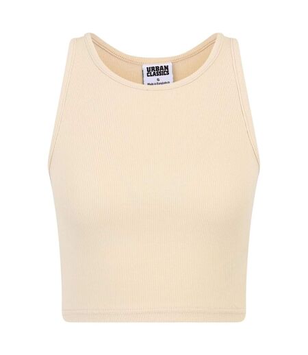 Pack Of 2  Womens/ladies Ribbed Crop Top  Soft Seagrass Lilac Urban Classics