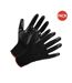 Pack of 10  Lightweight nitrile gloves  xl black Glenwear