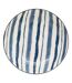 Lot de 6 Assiettes Creuses Umami Rayure 20cm Bleu-1