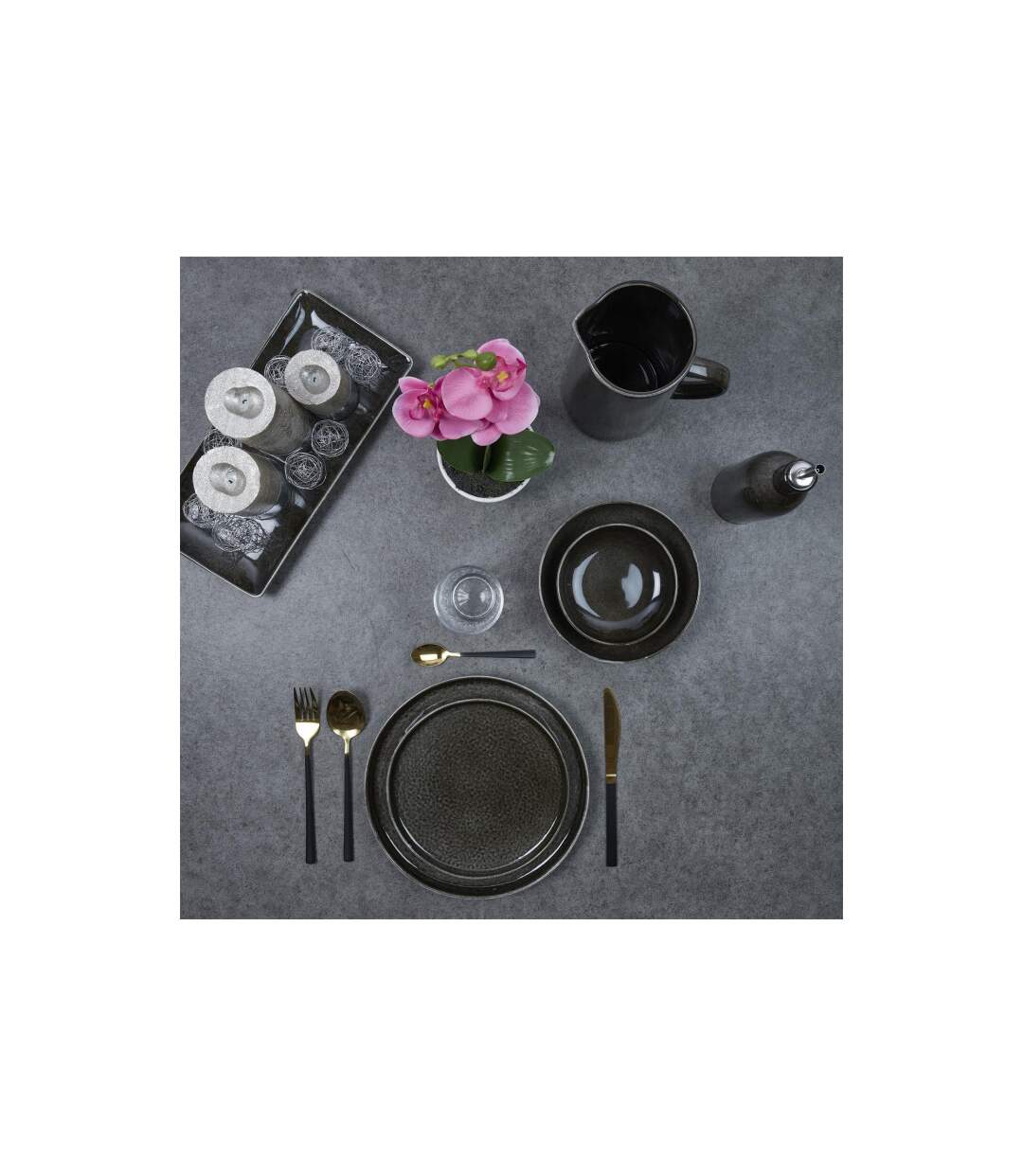 Pichet à Eau Design Gancia 1,5L Noir-2