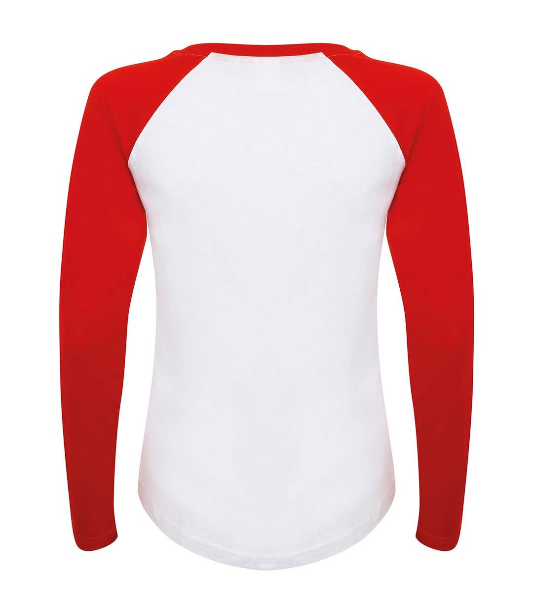 T-shirt femme blanc / rouge Skinni Fit-2